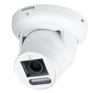 VIVOTEK Venkovní IP kamera 8MPx turret, 110,4-45,1°, Smart IR 40 m, člověk/vozidlo, AI VCA analýzy