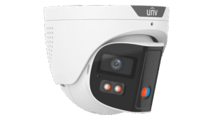 UNIVIEW Venkovní IP kamera 2x8MPx duální turret, 180°, 2*Smart IR + Bílý 30 m, analýzy člověk/vozidlo, zóny
