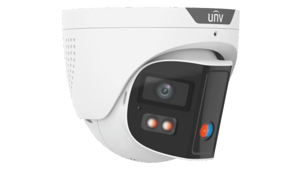 UNIVIEW Venkovní IP kamera 2x8MPx duální turret, 180°, 2*Smart IR + Bílý 30 m, analýzy člověk/vozidlo, zóny