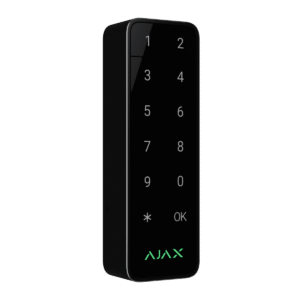 AJAX KeyPad Outdoor Fibra-B klávesnice s tlačítky, RFID a BLE (černá)