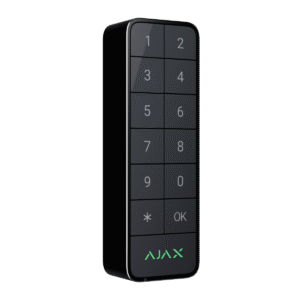 AJAX KeyPad Outdoor Fibra-G klávesnice s tlačítky, RFID a BLE (grafitová)