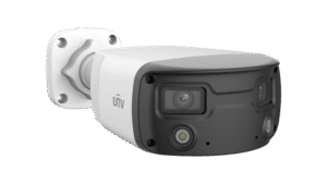 UNIVIEW Venkovní IP kamera 2x4MPx bullet, 180°, Bílý přísvit 30 m, analýzy člověk/vozidlo, zónové analýzy
