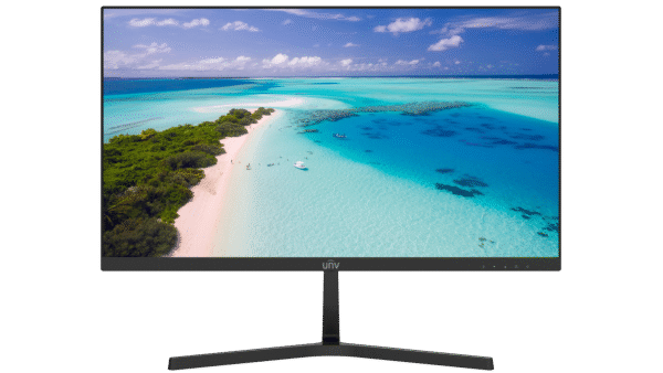 UNIVIEW 24" LCD monitor, 1920*1080, provoz 18/7, 178/178° zobrazovací úhel, 5ms, VESA 75x75mm, 250cd/m2, VGA, HDMi, 16,7M barev
