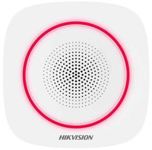 DS-PS1-I-WE(B) - bezdrôtová vnútorná siréna - červené svetlo