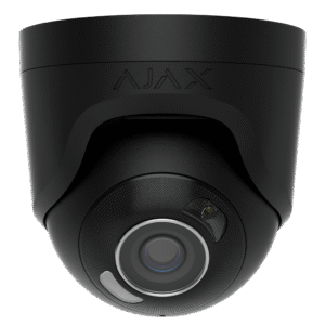 Ajax - TURRET CAM HL (5M/4MM)-B Síťová IP Turret kamera s hybridním přísvitem (5Mpx/4mm) - černá