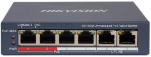 DS-3E0106P-E/M(B) - PoE switch