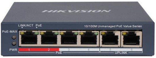 DS-3E0106P-E/M(B) - PoE switch