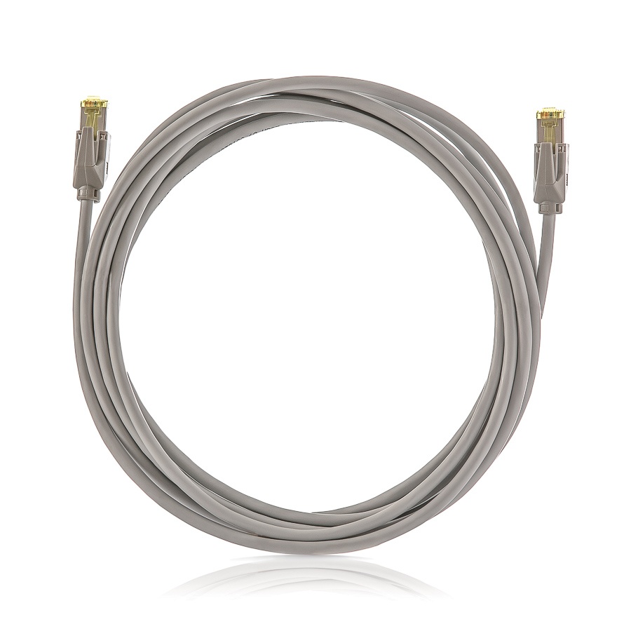 KELINE KEL-C6A-P-050 Patch kábel STP Category 6A LSOH, šedý, 5 m