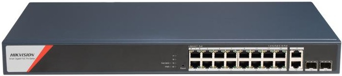 Hikvision DS-3E1520HP-SI-16P2T2F - Smart Gigabit PoE switch