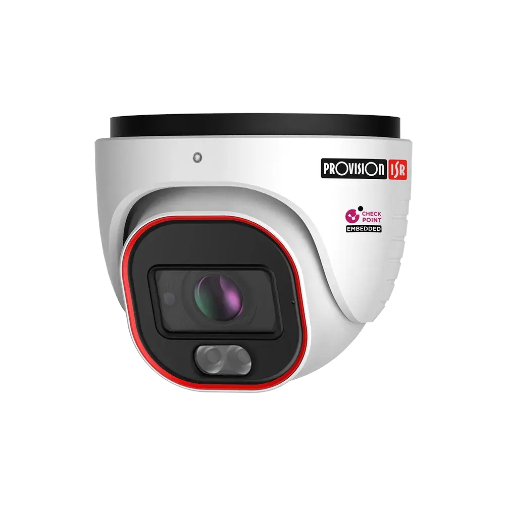 PROVISION DH-340IPSN-MVF Turret IP kamera 4MPx, motorzoom, 40m IR+biely, AI analýzy DDA, S-Sight