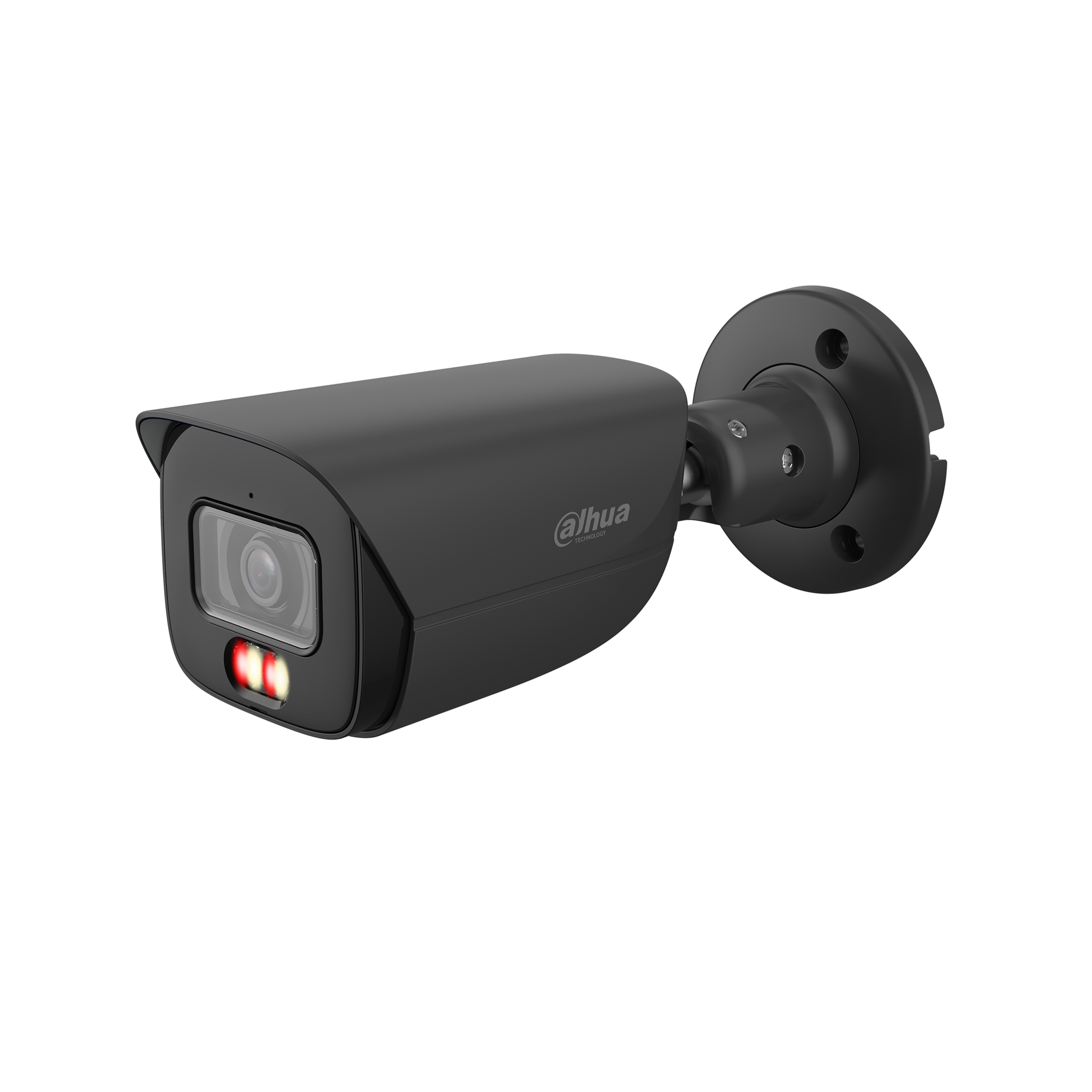 Dahua IPC-HFW3849E-AS-IL-0280B-BLACK Vonkajšia IP kamera 8MPx bullet, 110°, Smart IR 30 m + biely 30 m, človek/vozidlo, AI VCA analýzy