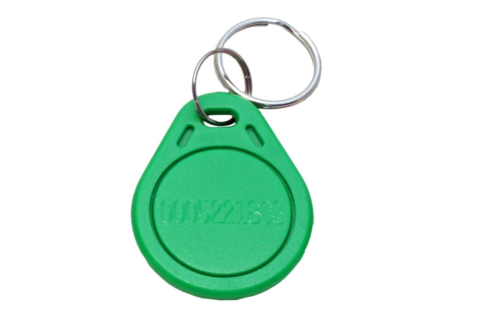 ELDEMA Duální proximitní RFID přívěšek, EM-Marine (125 kHz) / MIFARE (13,56 MHz), zelený plast