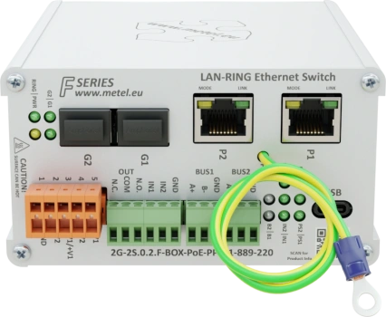 METEL 2G-2S.0.2.F-BOX-PoE-PP