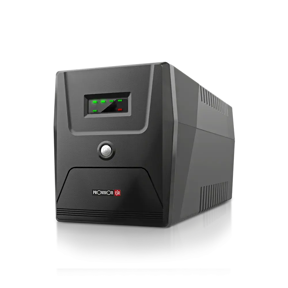 PROVISION UPS-1000LI Zálohovací UPS zdroj, Line Interactive, výkon 1000VA/600W, 2x7Ah, simulovaný sinus, LED