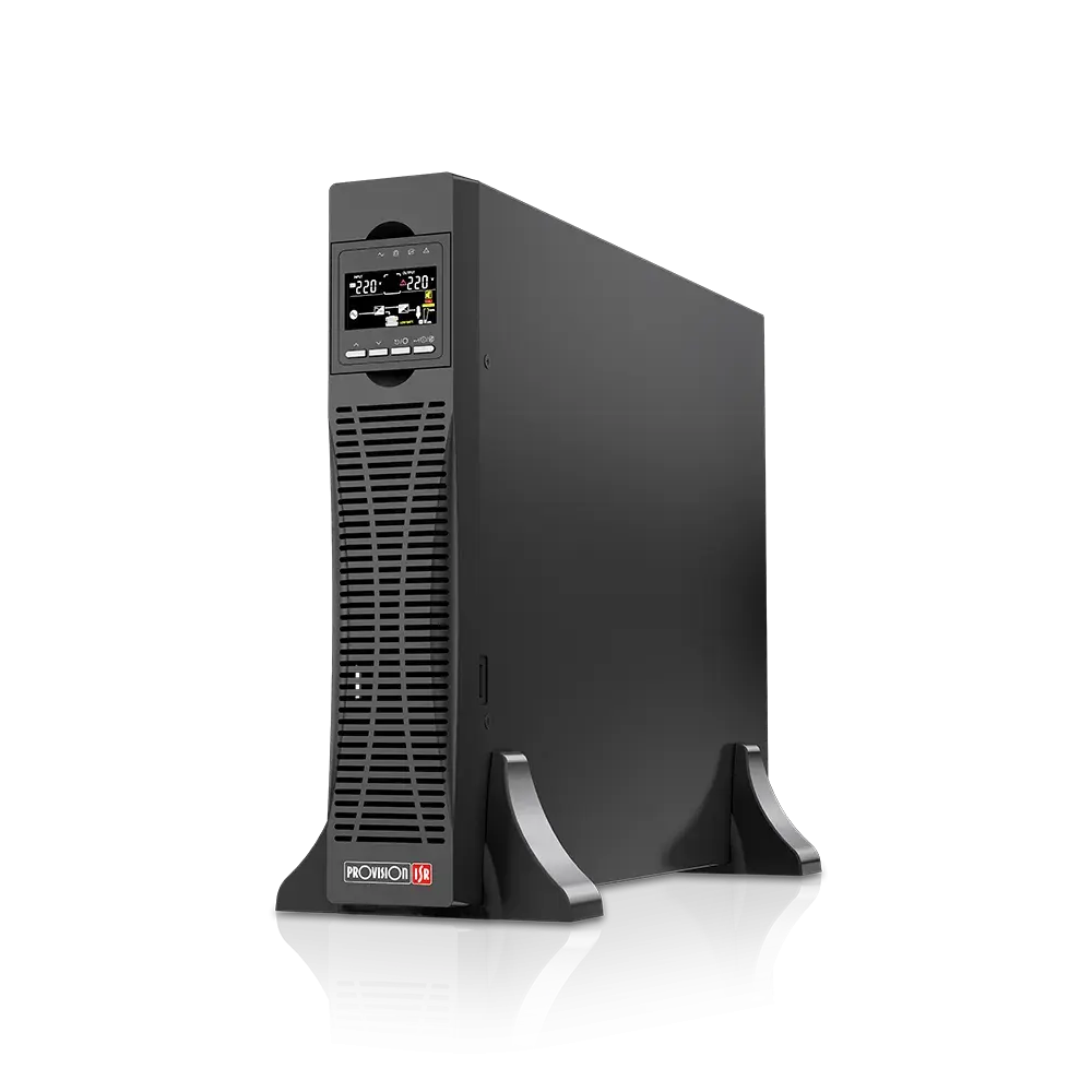 PROVISION UPS-2000OL-RM Zálohovací UPS zdroj, online, výkon 2000VA/1800W, 4x9Ah, LCD