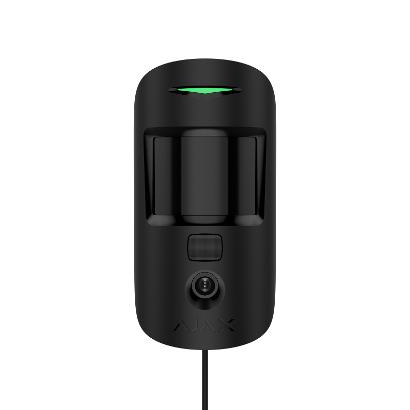 AJAX Systems AJAX Superior MotionCam PhOD Fibra Black Drôtový detektor pohybu