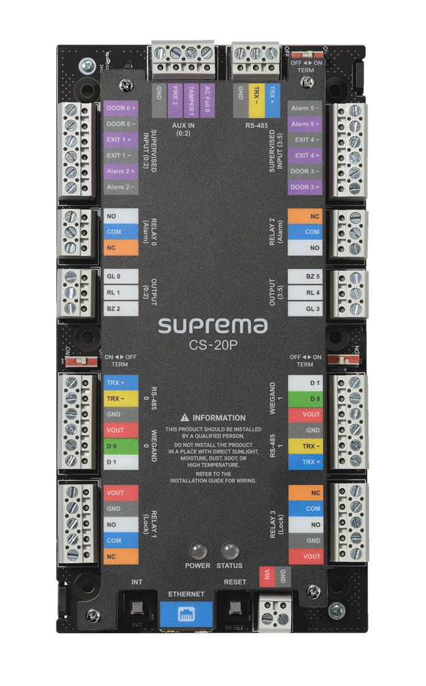 SUPREMA CoreStation 20P Prístupový kontrolér