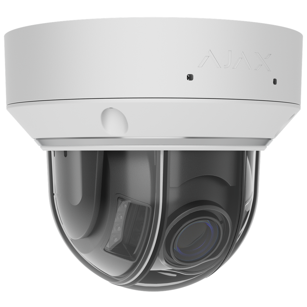 AJAX Systems DomeCam HLVF 8Mp White AJAX DomeCam HLVF 8Mp/2.8-12mm White Dome kamera
