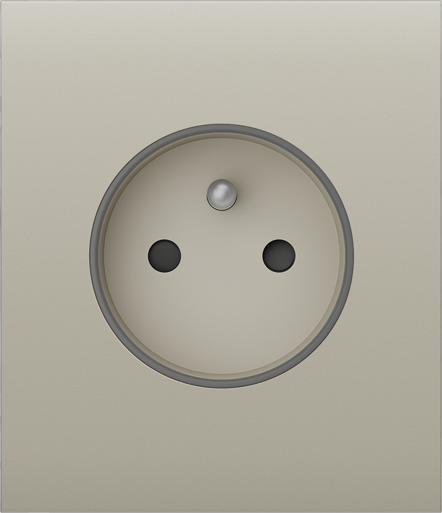 AJAX Systems AJAX CenterCover (basic) type E Ivory Stredový kryt