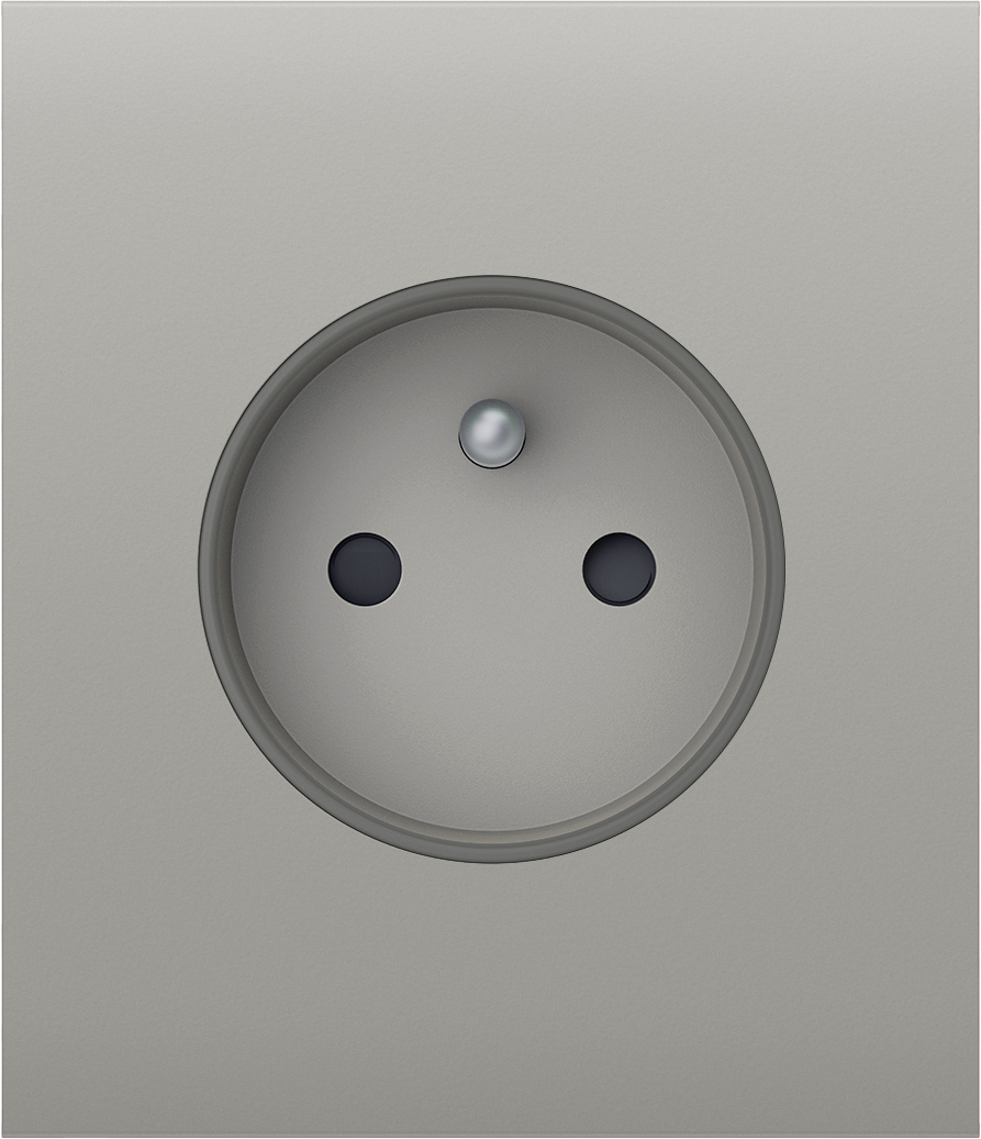 AJAX Systems AJAX CenterCover (basic) type E Oyster Stredový kryt