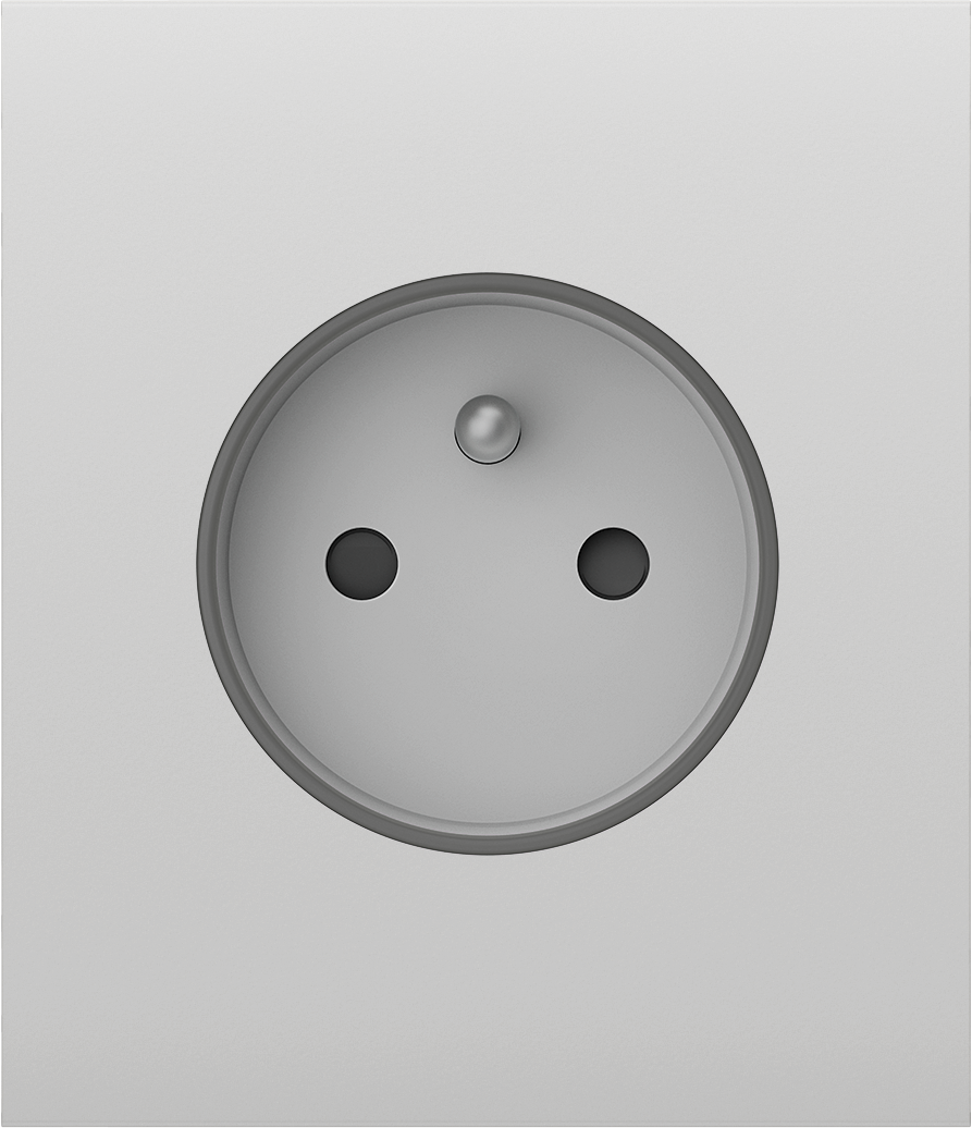 AJAX Systems AJAX CenterCover (basic) type E White Stredový kryt