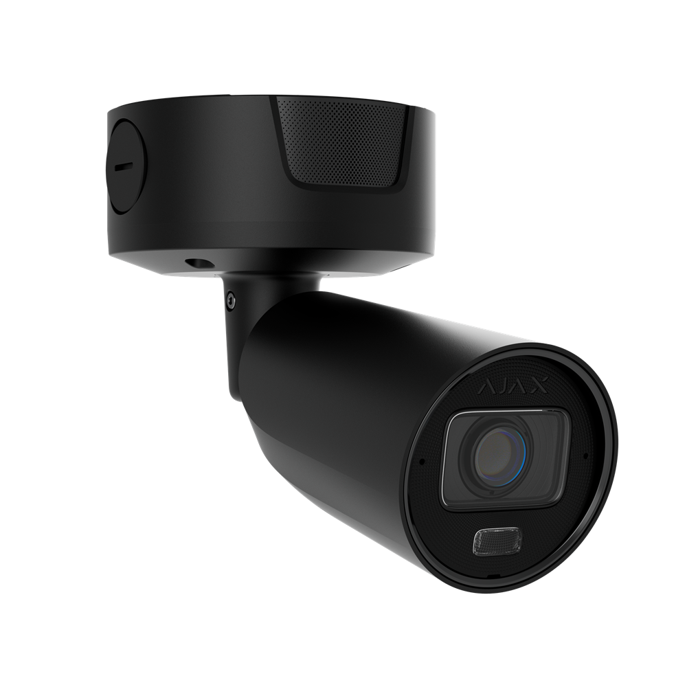AJAX Systems Superior BulletCam HLVF 8Mp Black AJAX Superior BulletCam HLVF 8Mp/2.8-12mm Black Bullet kamera