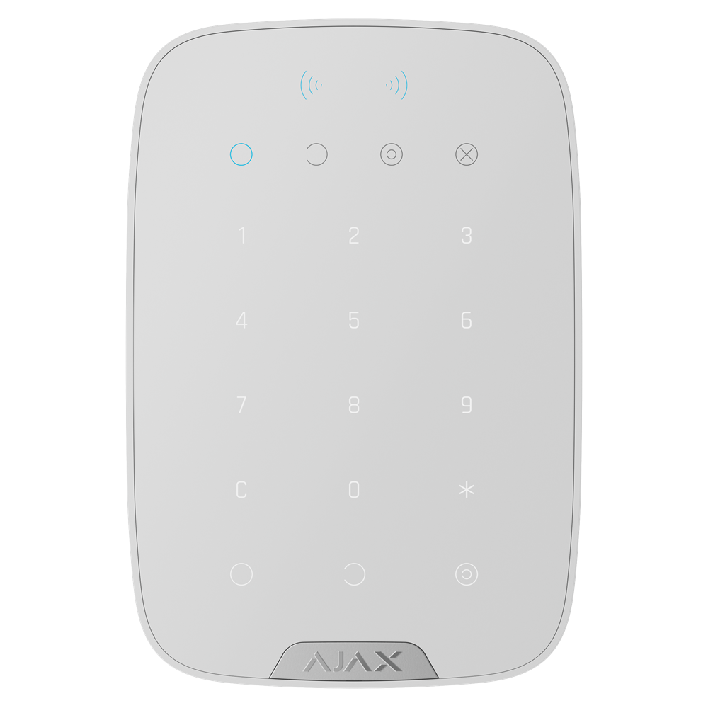AJAX Systems AJAX Superior KeyPad Plus G3 White Bezdrôtová dotyková klávesnica