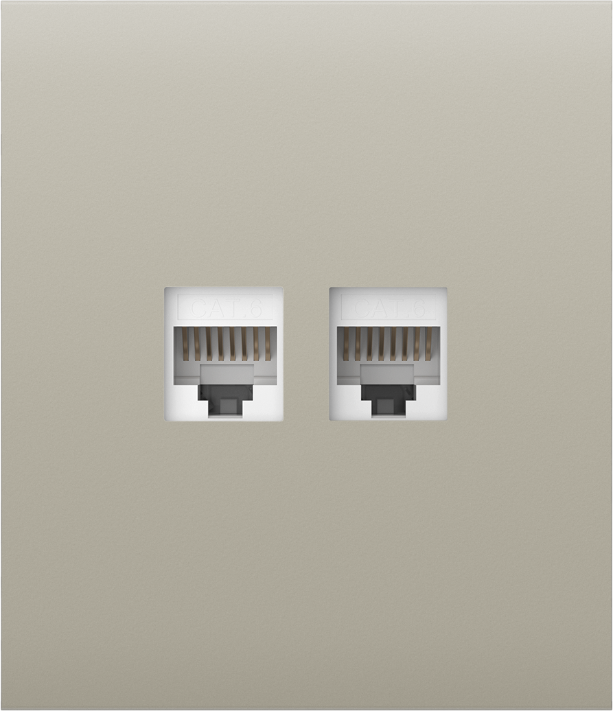 AJAX Systems AJAX CenterCover (LAN) Ivory Stredový kryt