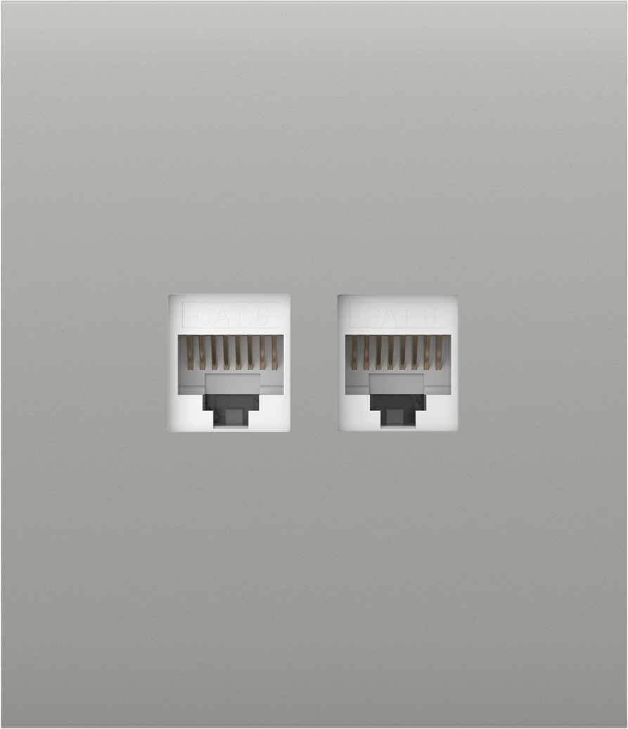 AJAX Systems AJAX CenterCover (LAN) Oyster Stredový kryt