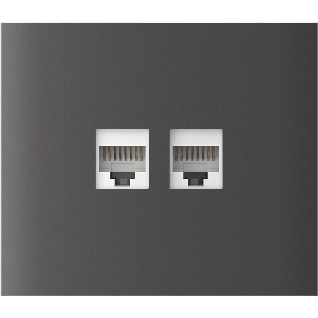 AJAX Systems AJAX CenterCover (LAN) vertical Grey Stredový kryt