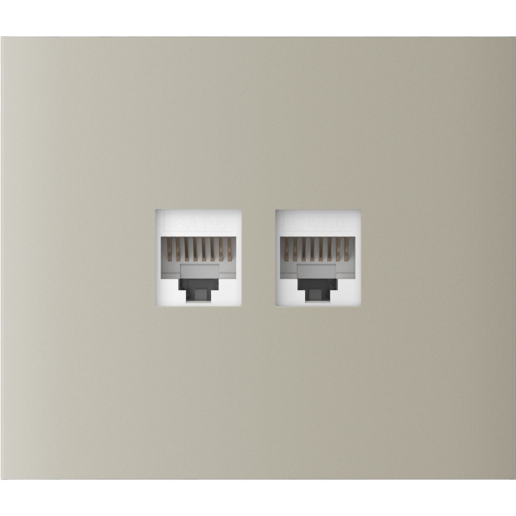 AJAX Systems AJAX CenterCover (LAN) vertical Ivory Stredový kryt