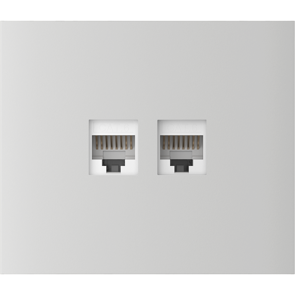 AJAX Systems AJAX CenterCover (LAN) vertical White Stredový kryt