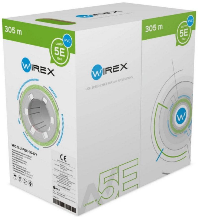 WIREX CAT5E UTP PVC I W 305m