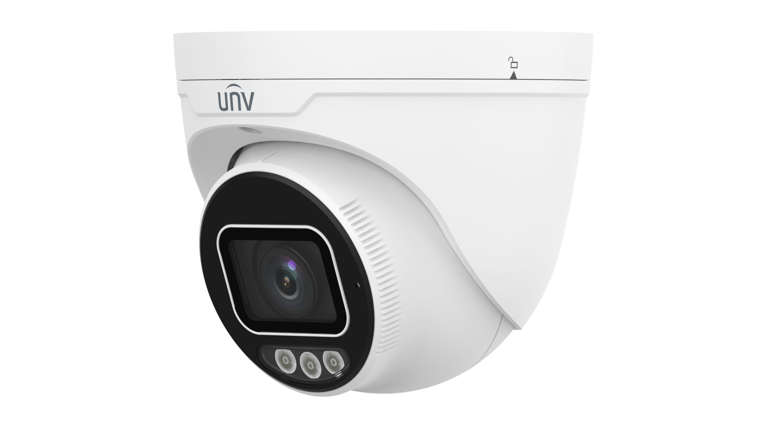 Uniview IPC3638SB-ADZKM-DL-I1 Vonkajšia IP kamera 8 Mpx turret, motorický 2,8-12mm (111–34°), IR+biely 40m, klasifikácia objektů
