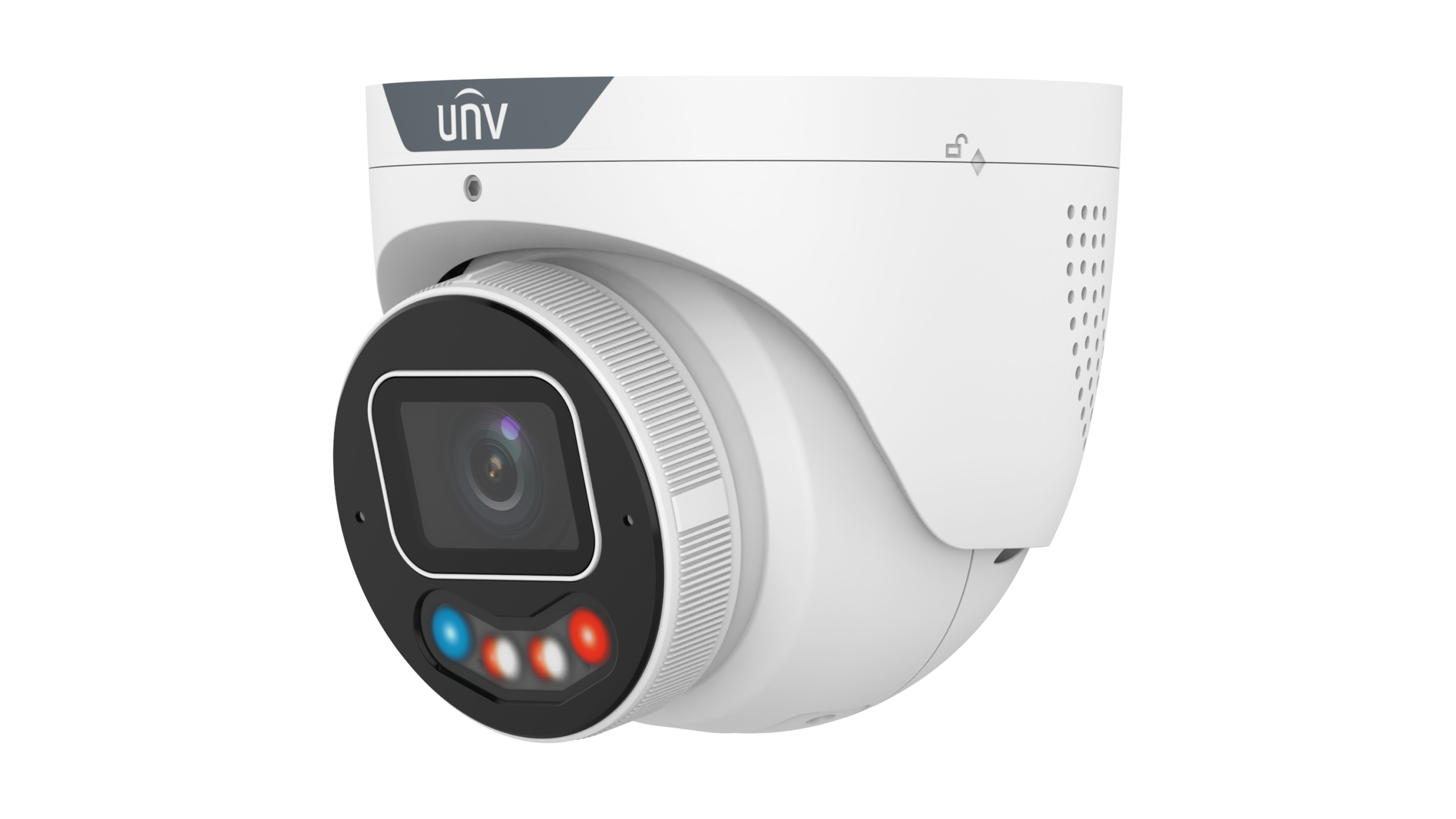 Uniview IPC3638SE-ADZKMC-WP-I1 Vonkajšia IP kamera 8 Mpx turret, motorický 2,8-12mm (111–54°), IR+biely 30m, klasifikácia objektů